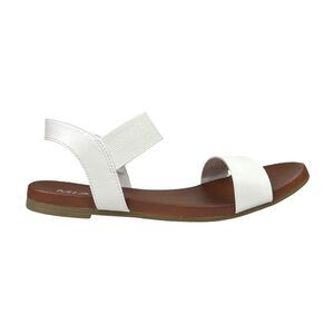 MIA Faux Leather Cindi Sandals - Size 8 - White